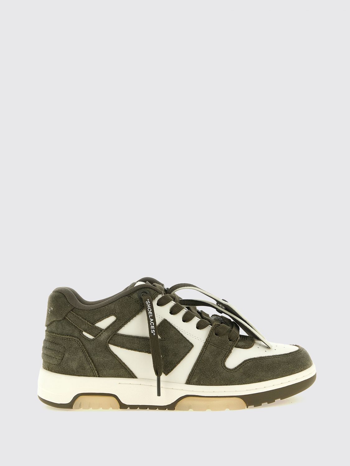 OFF-WHITE Sneakers Men color Green