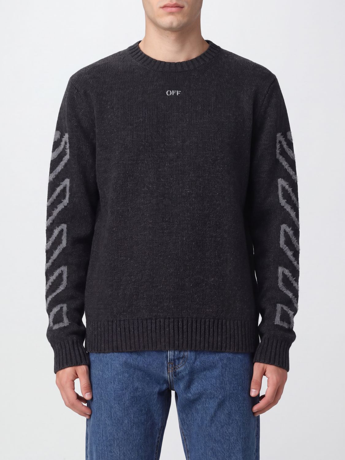 OFF-WHITE Sweater Men color Grey