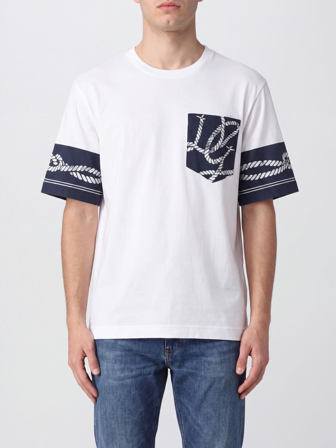 DOLCE & GABBANA T-Shirt Men color Blue