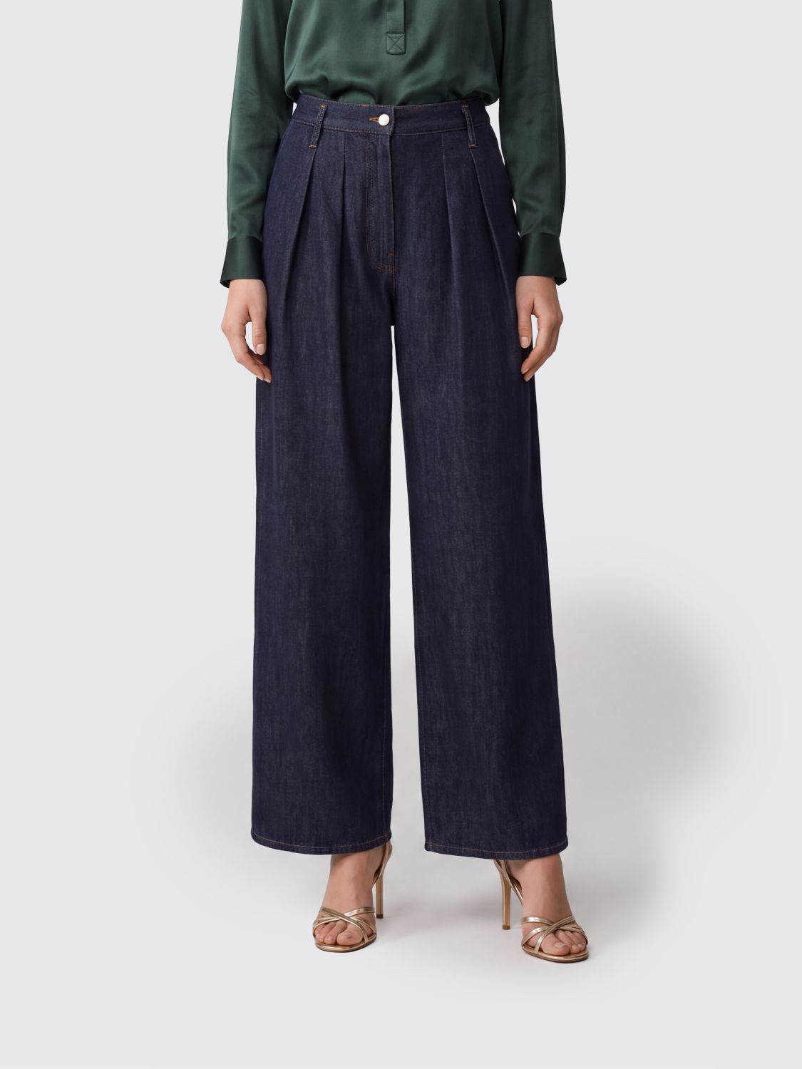 DRIES VAN NOTEN Jeans Woman color Blue