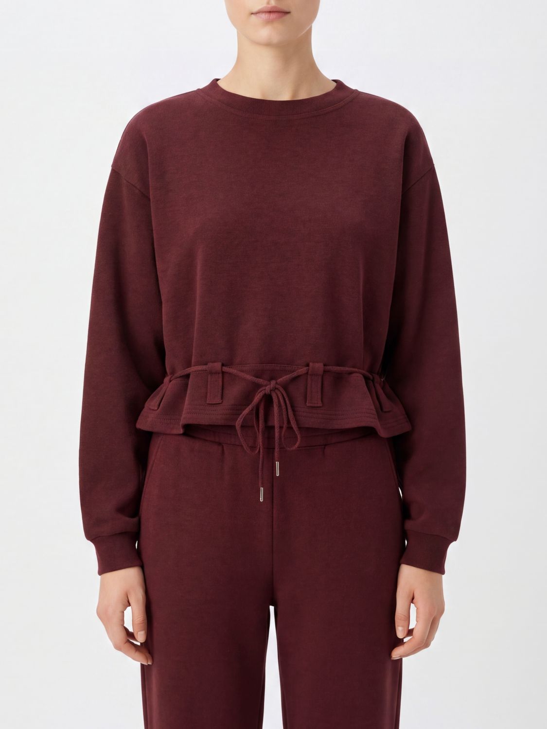 DRIES VAN NOTEN Sweatshirt Woman color Burgundy