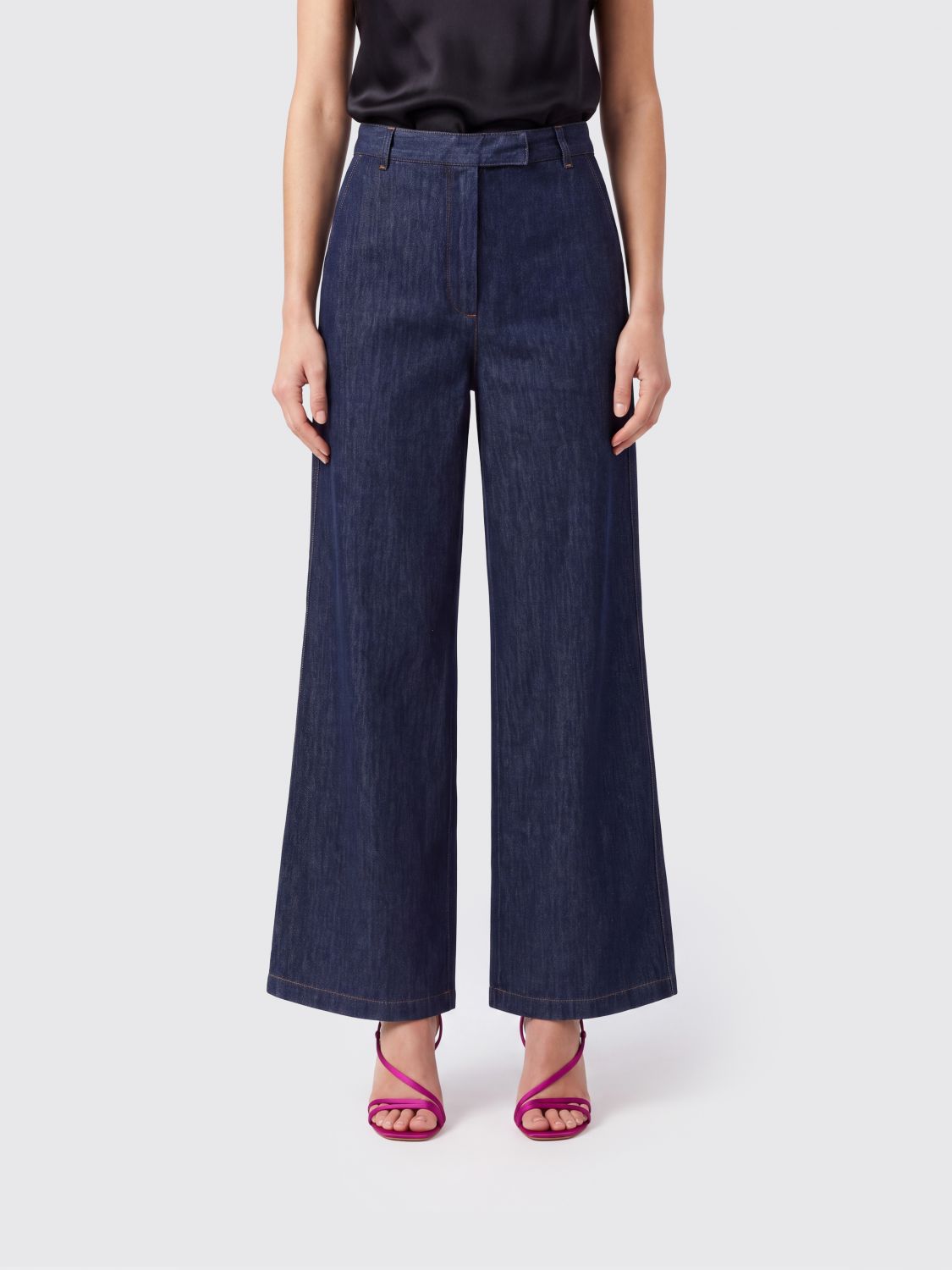 DRIES VAN NOTEN Jeans Woman color Blue