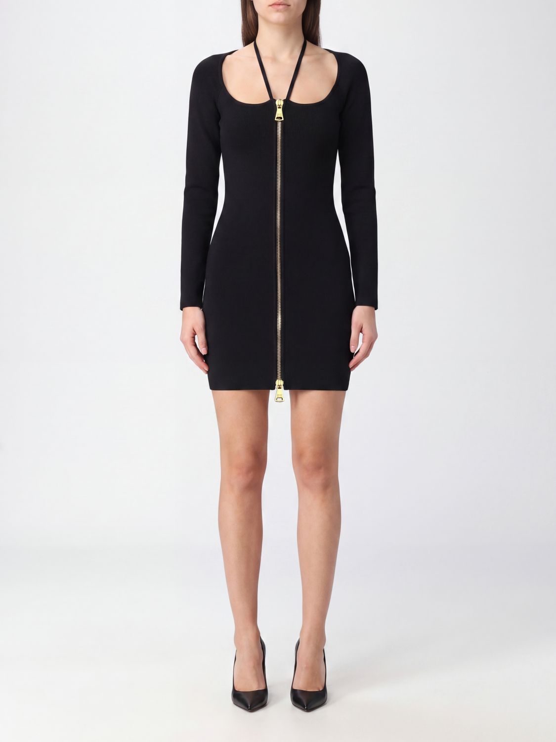 ELISABETTA FRANCHI Dress Woman color Black