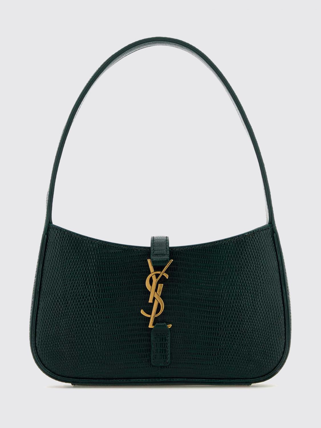 Saint Laurent Le 5 à 7 Mini Bag in Lizard-Effect Leather with YSL Monogram · OS