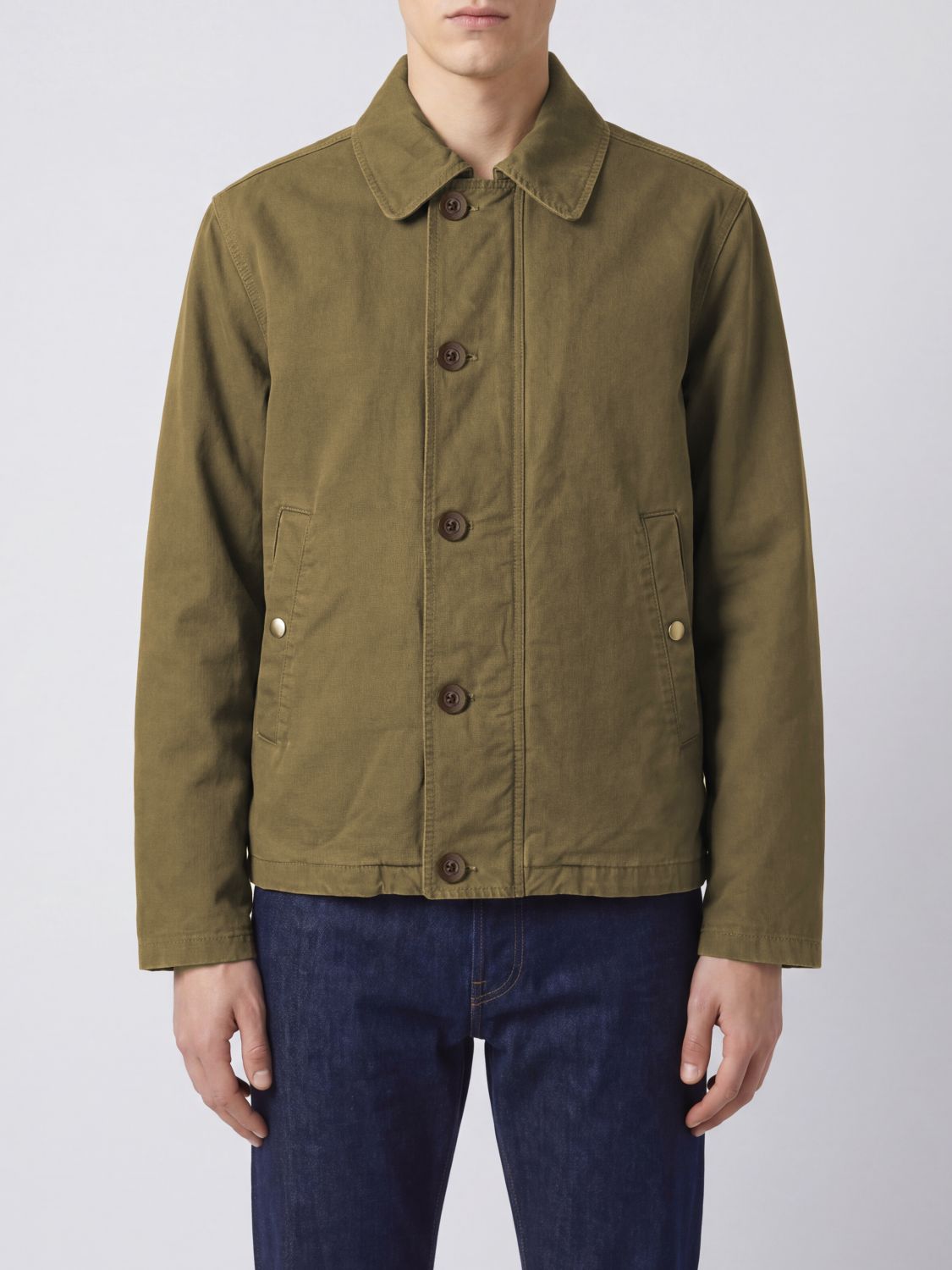 THE ROW Jacket Men color Olive