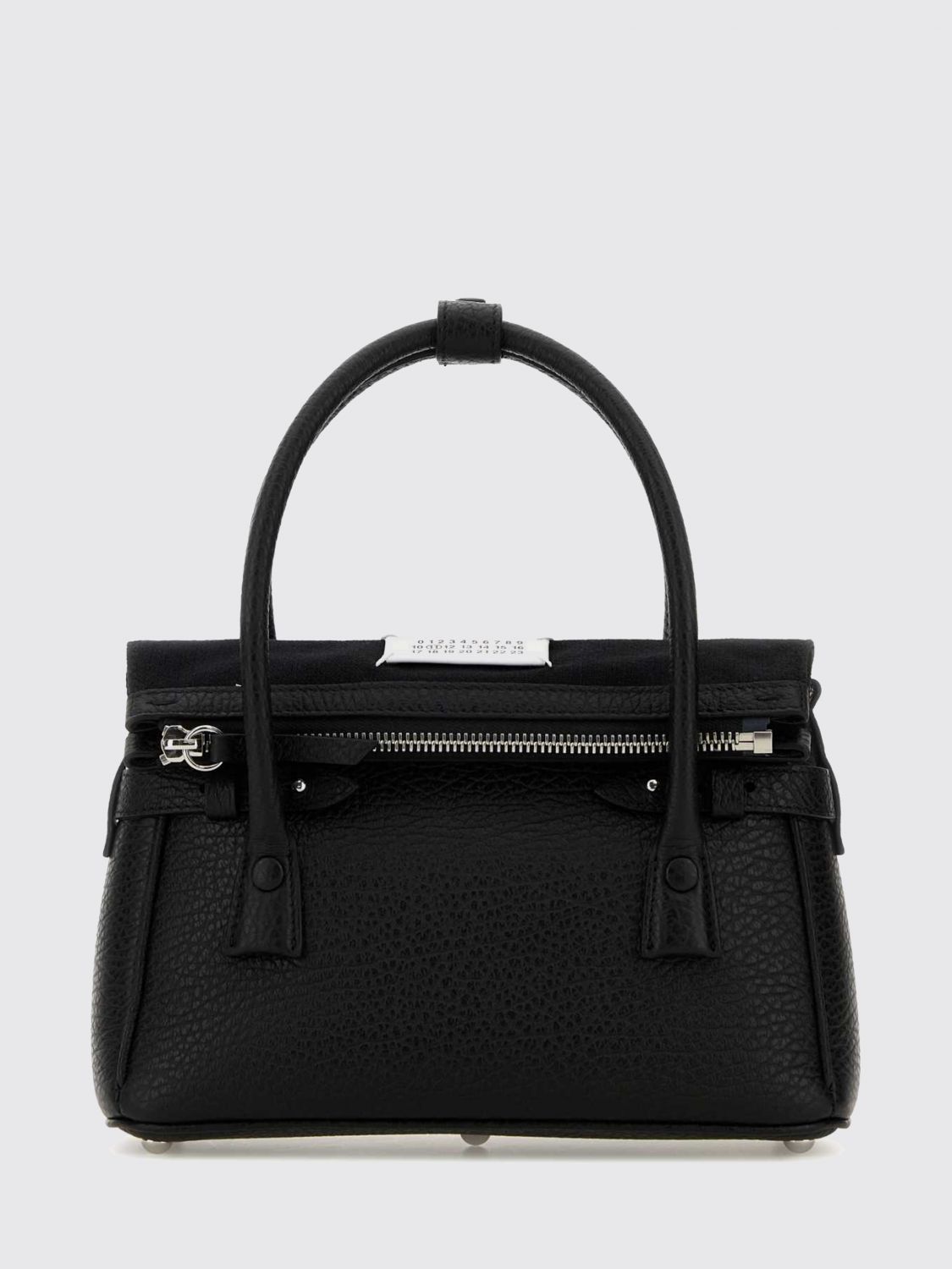 MAISON MARGIELA 5AC Classique Micro Handtasche aus Leder mit Schulterriemen