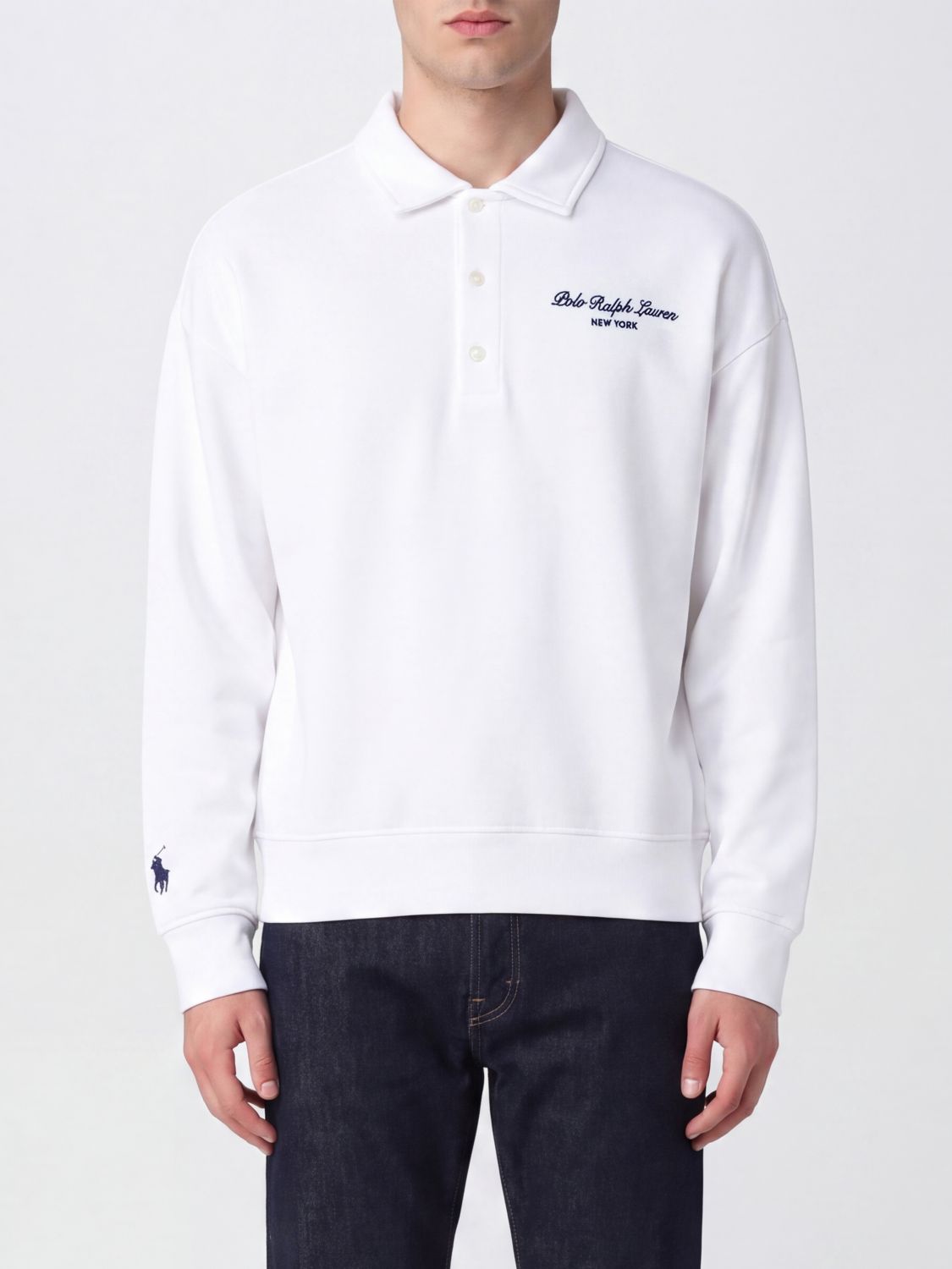 Polo Ralph Lauren Sweater Men Color White In 白色