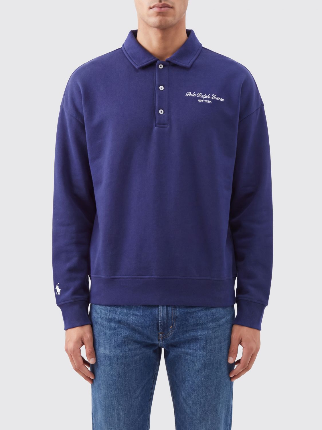 Polo Ralph Lauren Sweater Men Color Blue In 蓝色