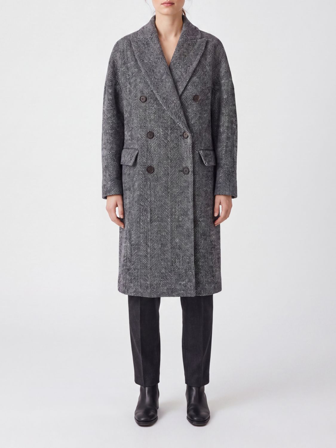 BRUNELLO CUCINELLI Jacket Woman color Grey