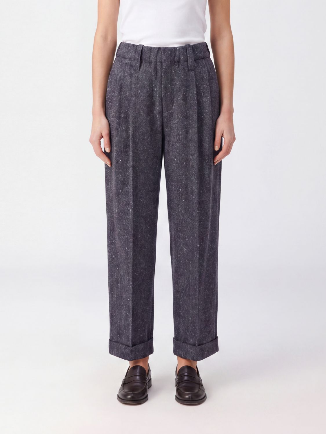 BRUNELLO CUCINELLI Pants Woman color Grey