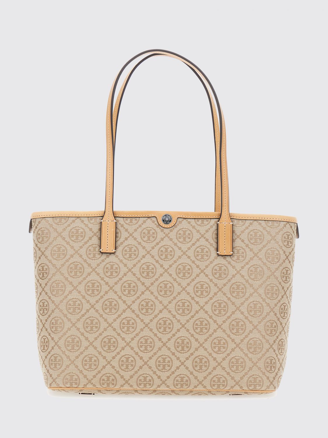 TORY BURCH Small T Monogram Jacquard Tote Bag with Removable Pouch