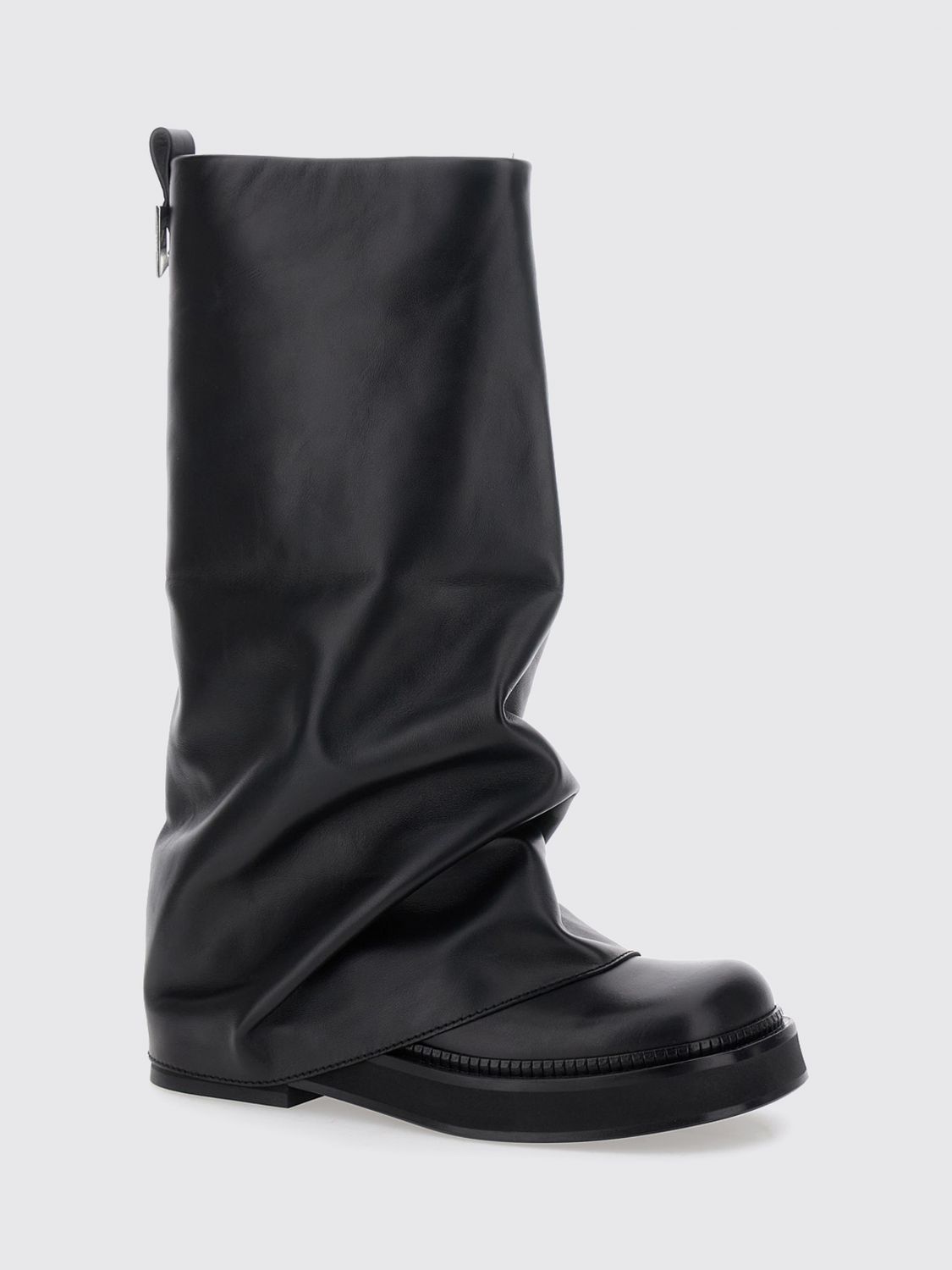THE ATTICO Flat Ankle Boot Woman color Black