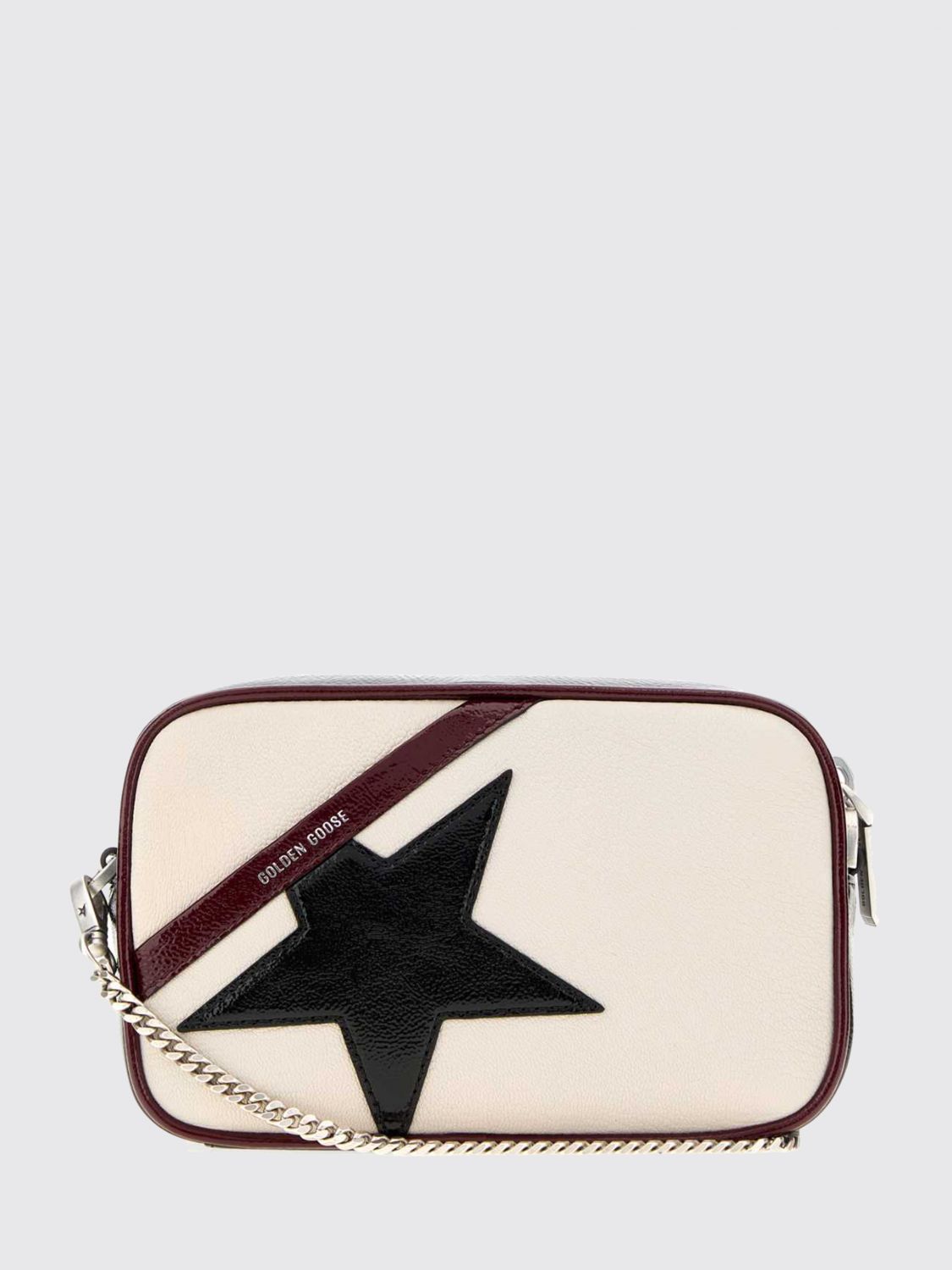 Golden Goose Mini Star Ovine Leather Camera Bag with Removable Strap · OS