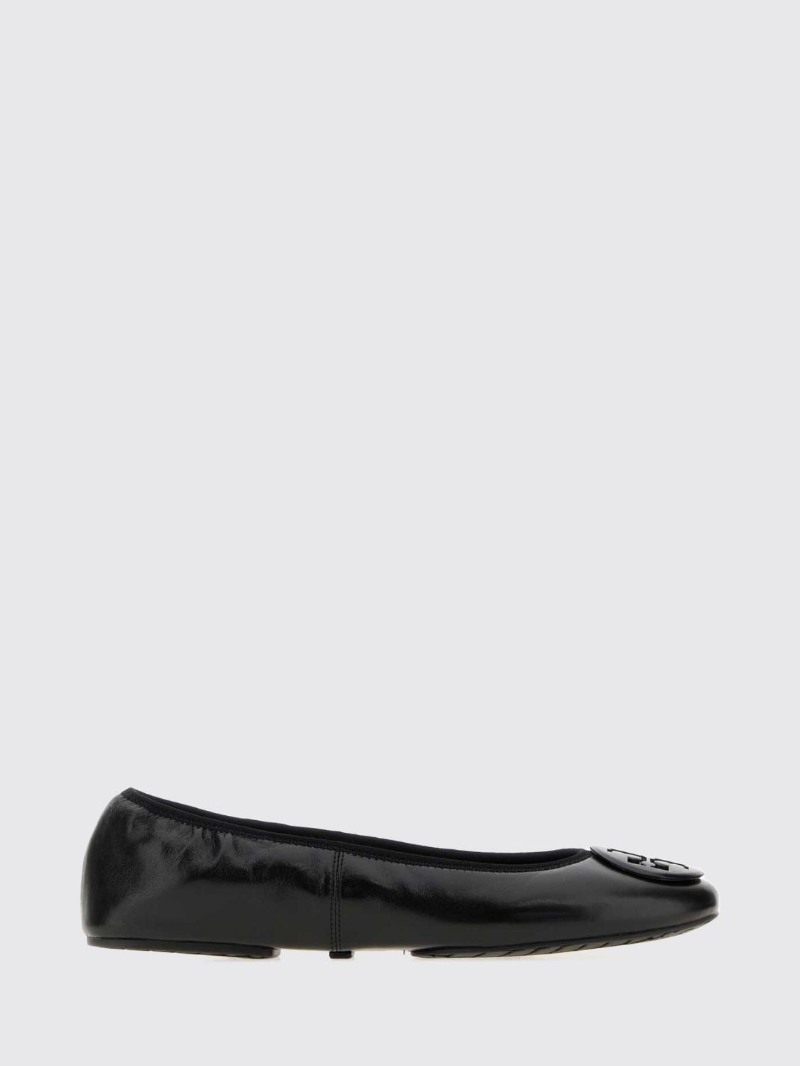 TORY BURCH Reva Ballerinas von aus Glattleder mit Ton-in-Ton Double-T-Logo