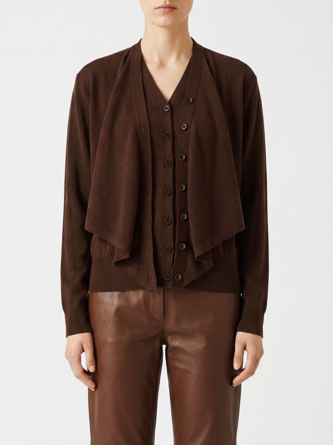 LEMAIRE Sweater Woman color Burgundy