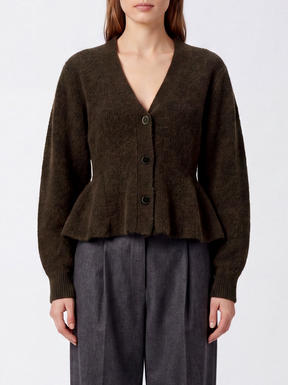 ROTATE Sweater Woman color Brown