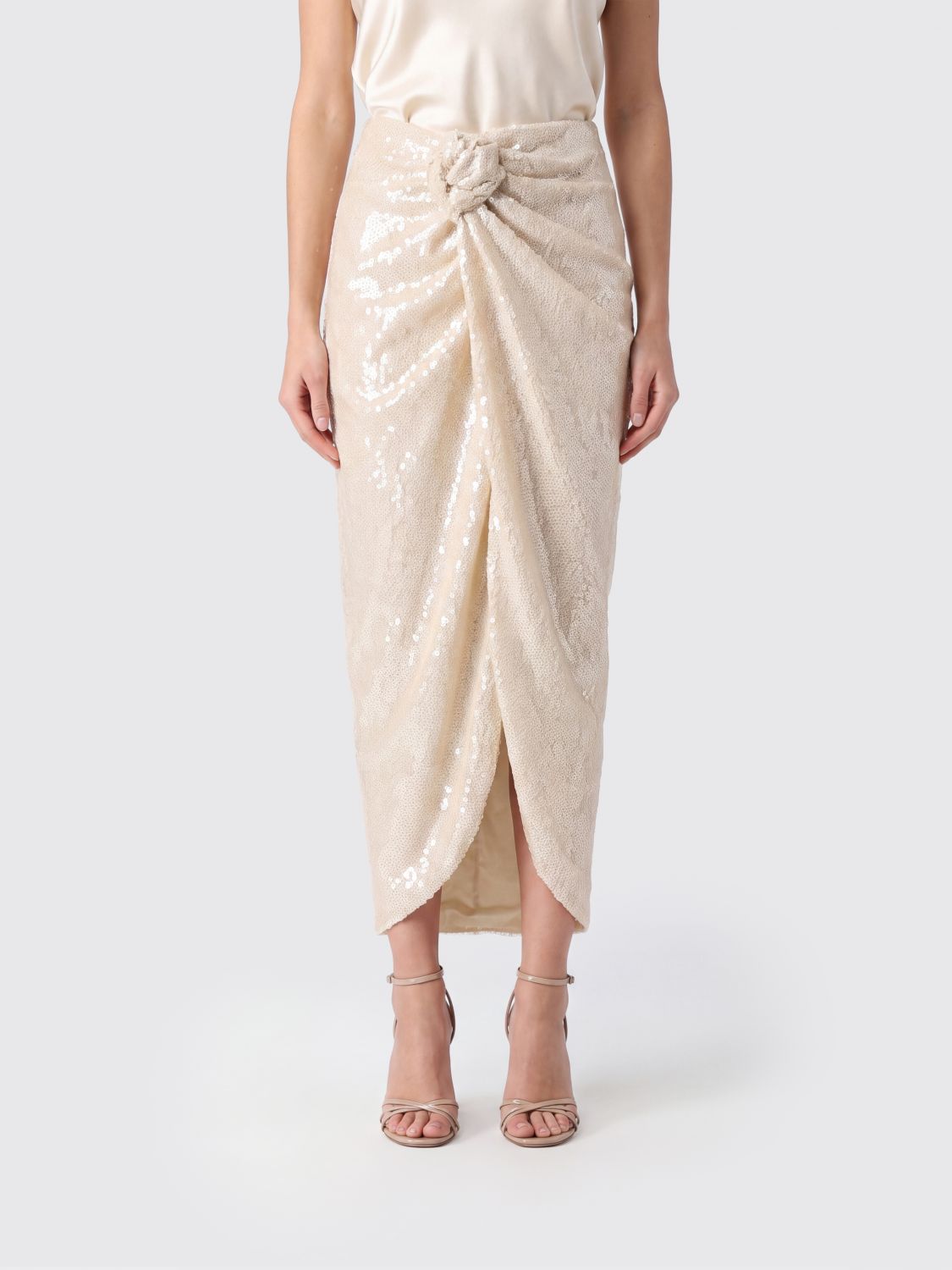 ROTATE Skirt Woman color White