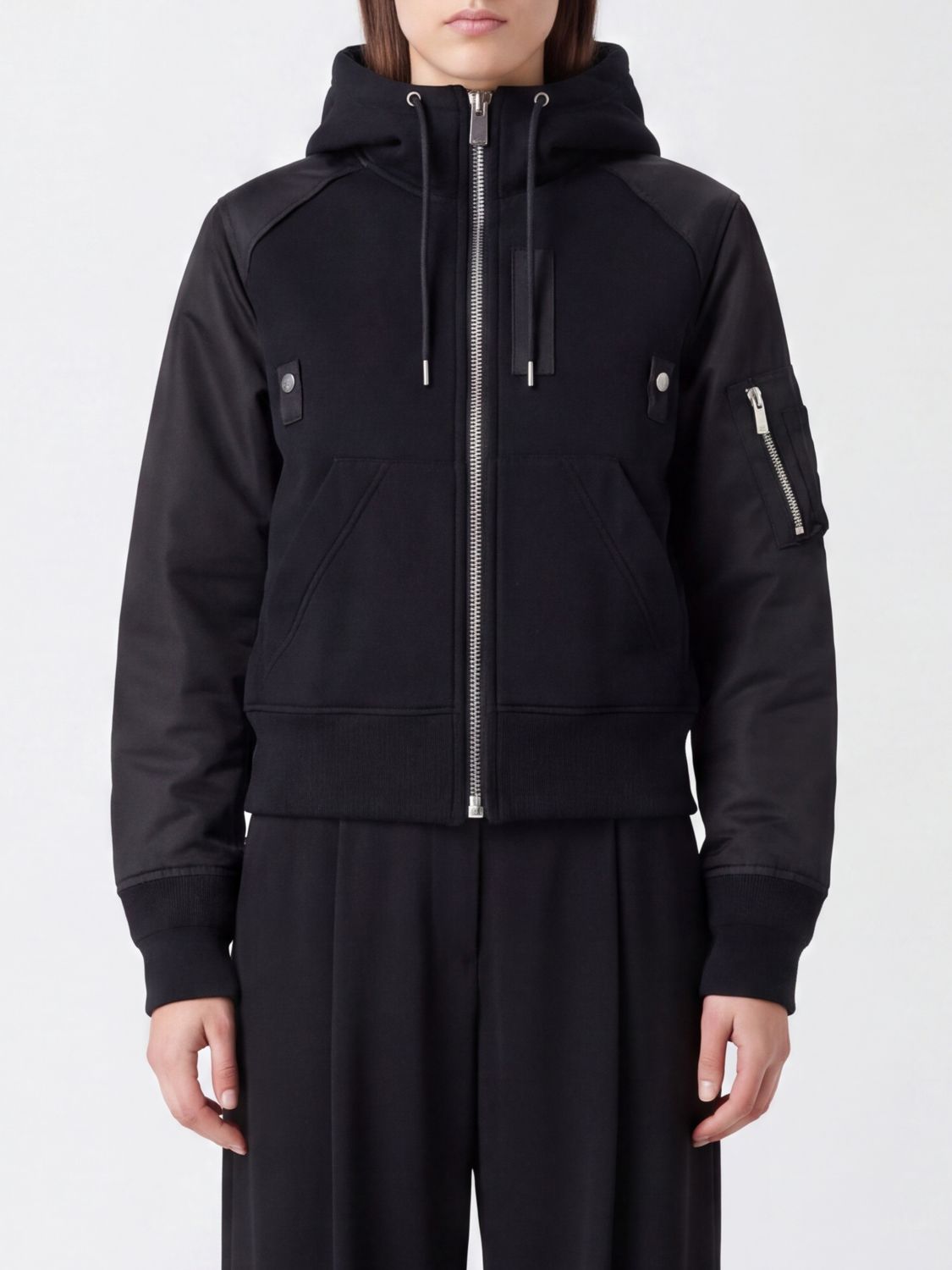 SACAI Sweatshirt Woman color Black