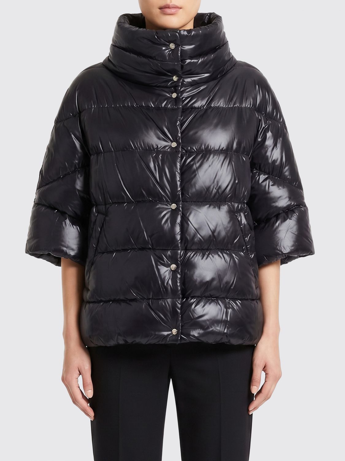 HERNO Coat Woman color Black