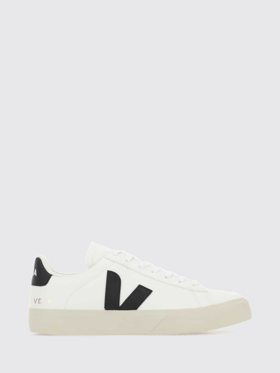 VEJA Campo Nachhaltige O. T.-Leder-Sneaker mit Kontrast-Logo