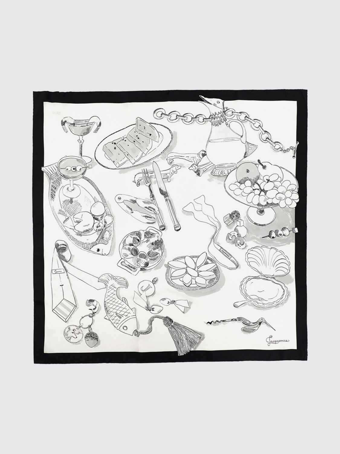 JACQUEMUS Scarf Woman color Multicolor