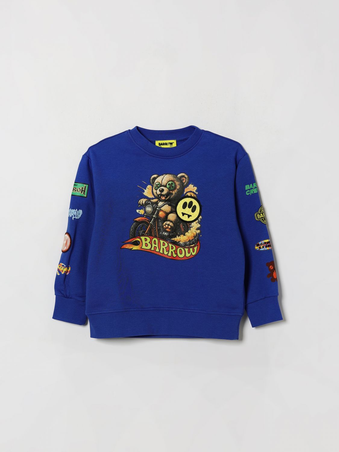 BARROW KIDS Jungen-Sweatshirt aus Baumwolle mit Teddybär-Print und Frontlogo