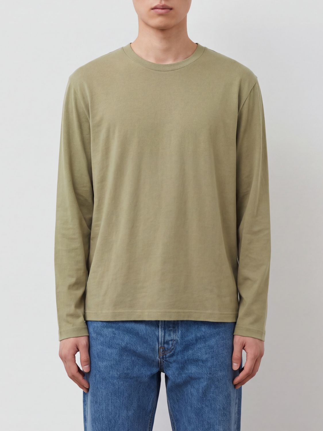 OUR LEGACY Long-Sleeved Organic Cotton T-Shirt with Dropped Shoulders