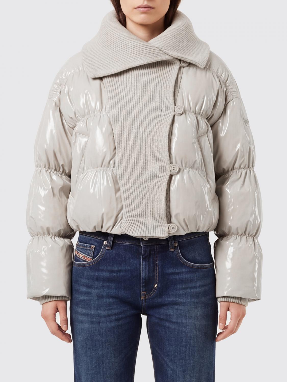 DIESEL Jacket Woman color White