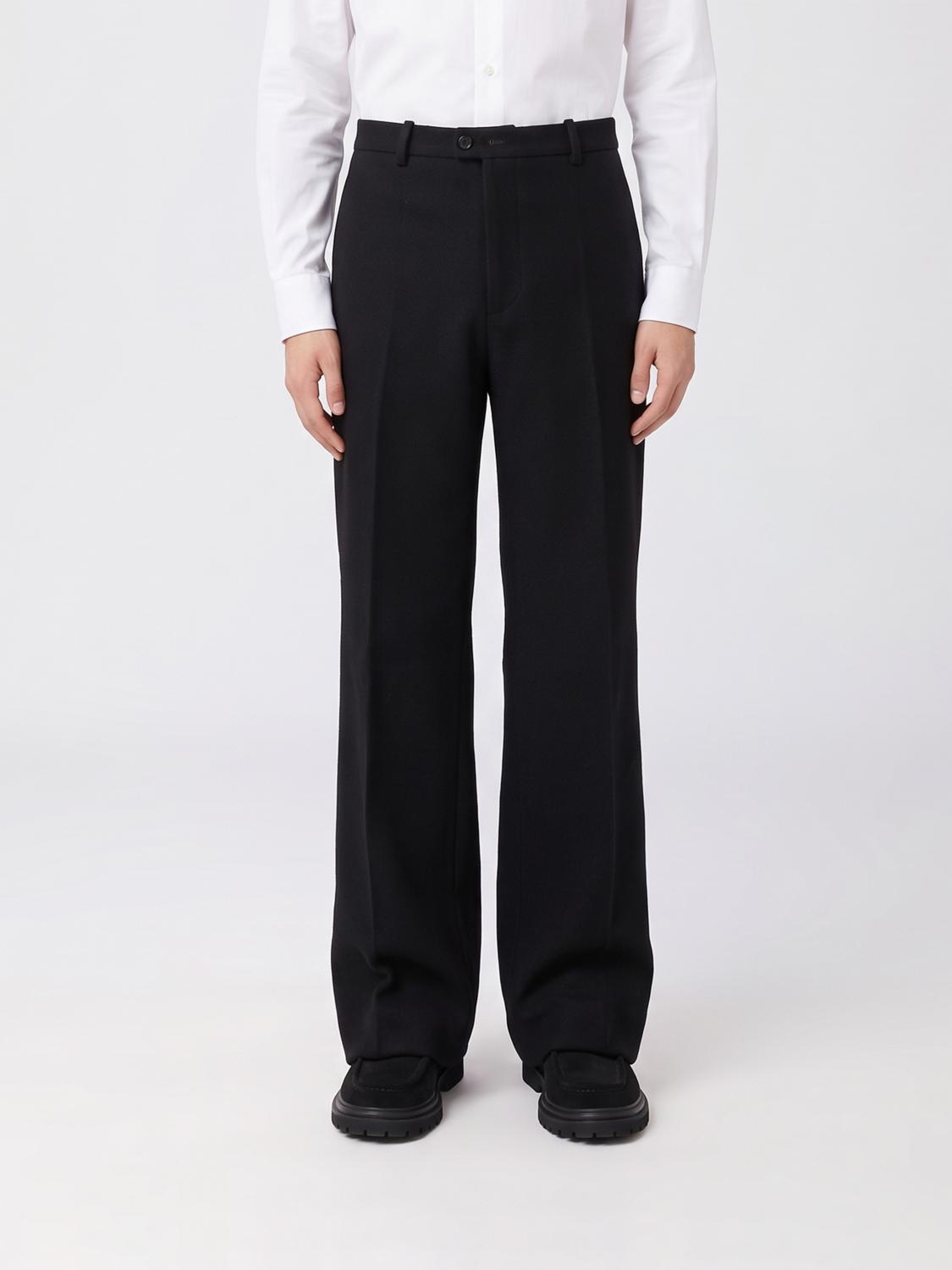 JIL SANDER Straight Leg Tailored Trousers in Pure Virgin Wool