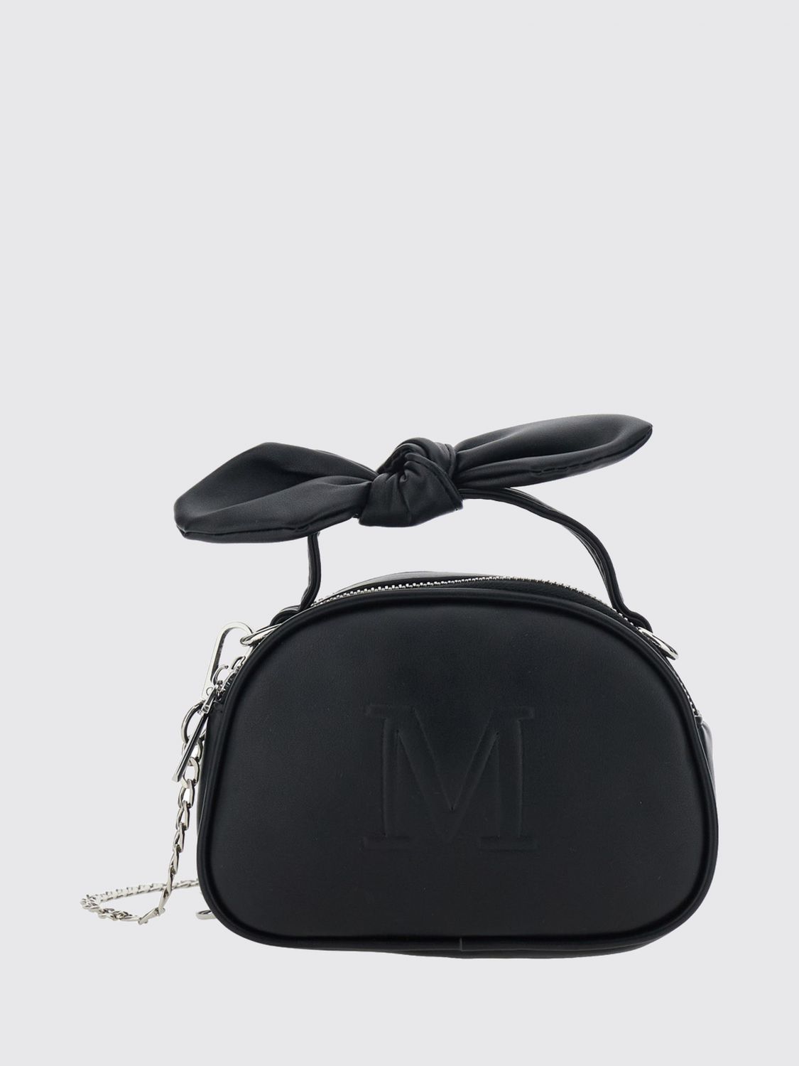 MONNALISA Bowlingtasche für Mädchen aus Kunstleder mit Schleife und Monogramm