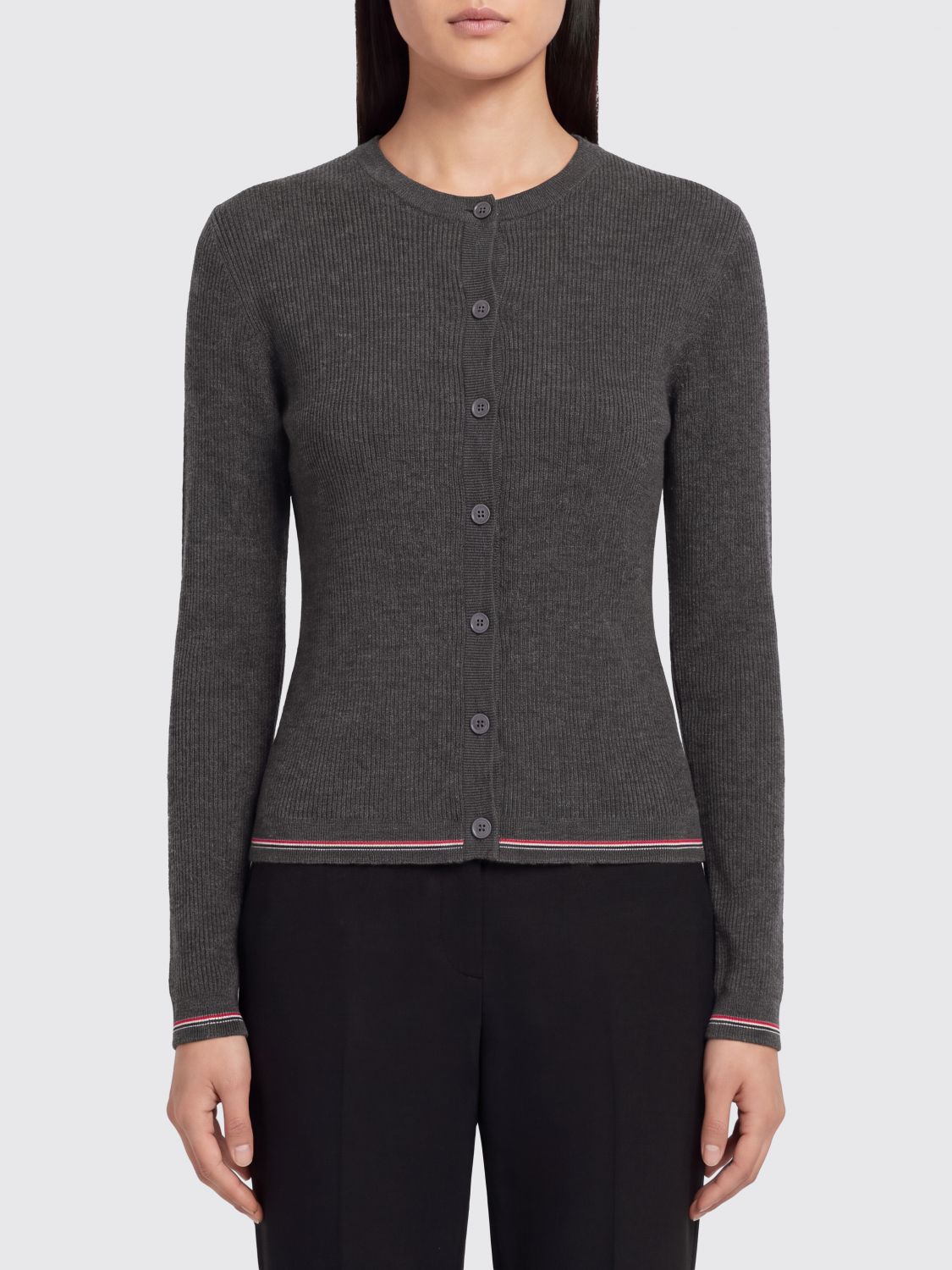 THOM BROWNE Sweater Woman color Grey