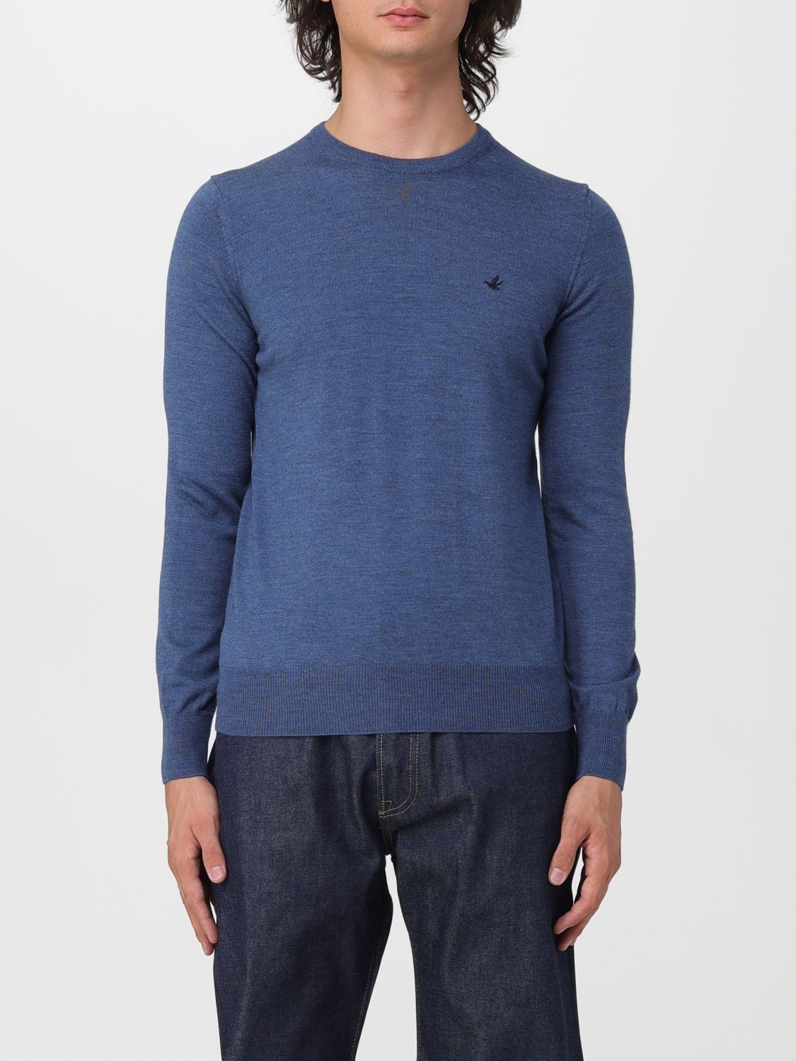 BROOKSFIELD Sweater Men color Gnawed Blue
