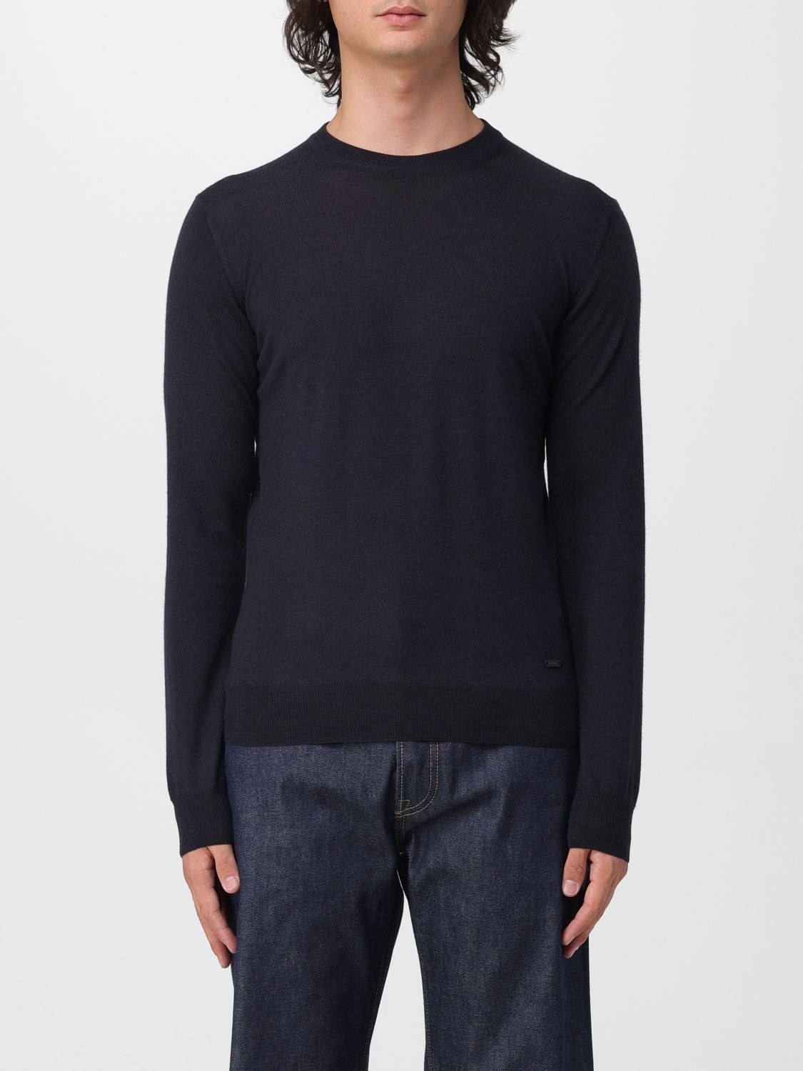 Brooksfield Shawl Collar Wool Cardigan with Button Closure