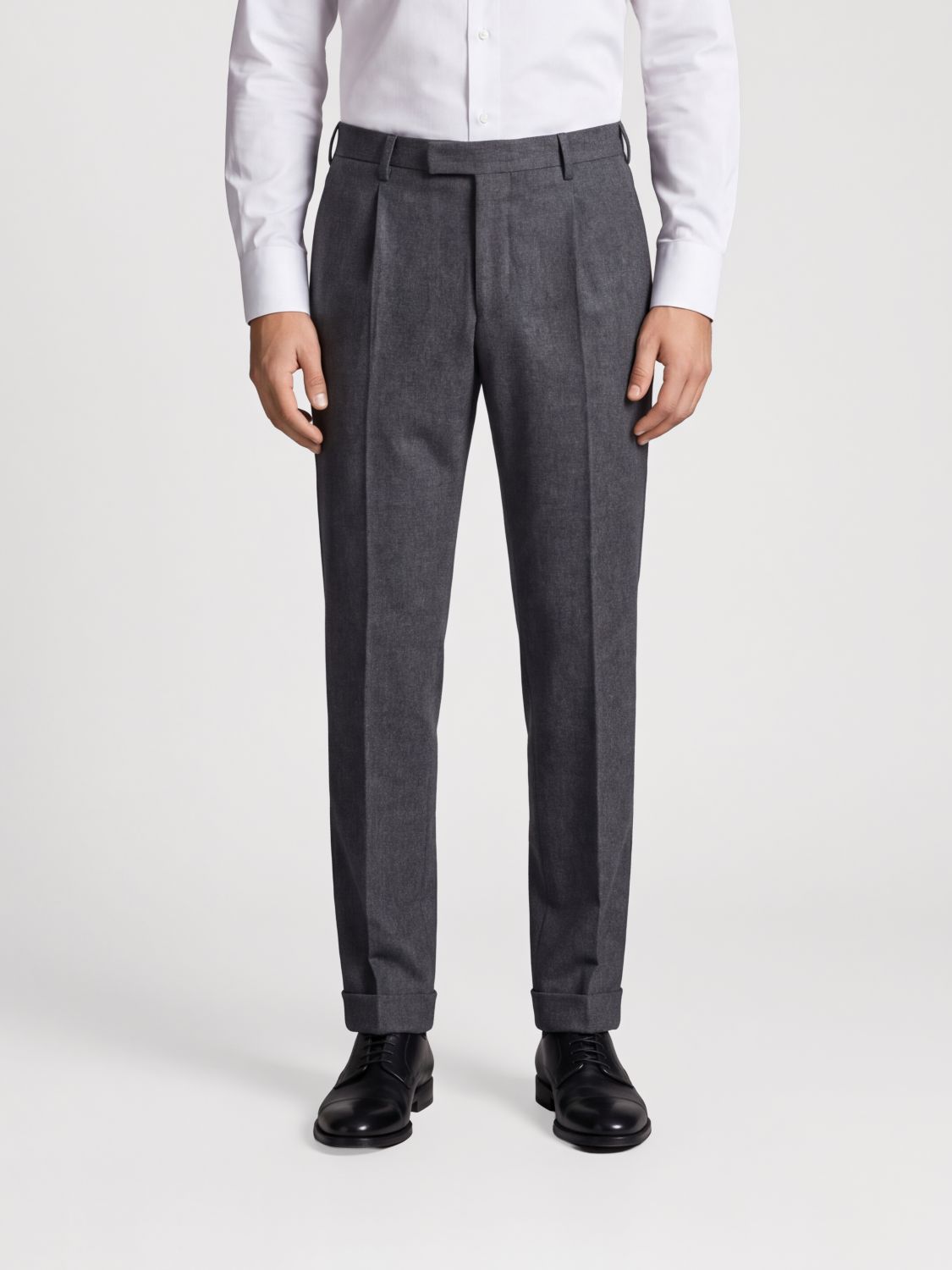 PT TORINO Master Slim-Fit Anzughose aus Wollmischung mit Bundfalte
