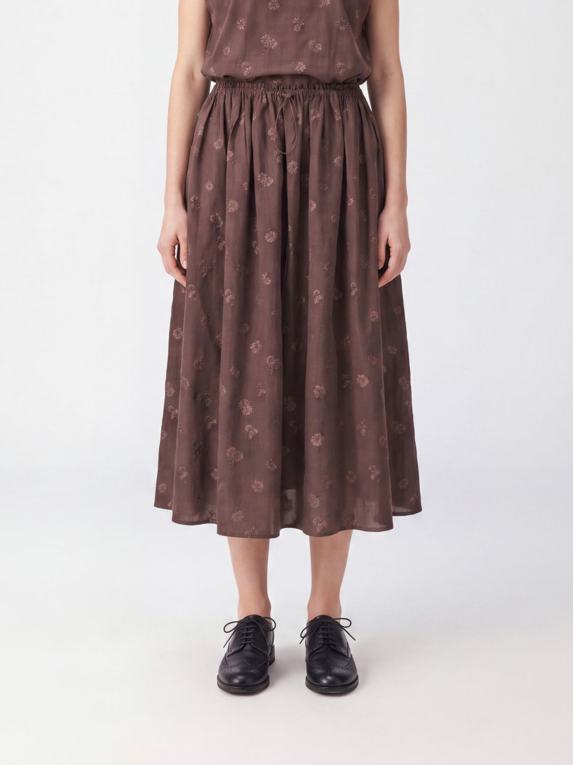 CECILIE BAHNSEN Skirt Woman color Brown