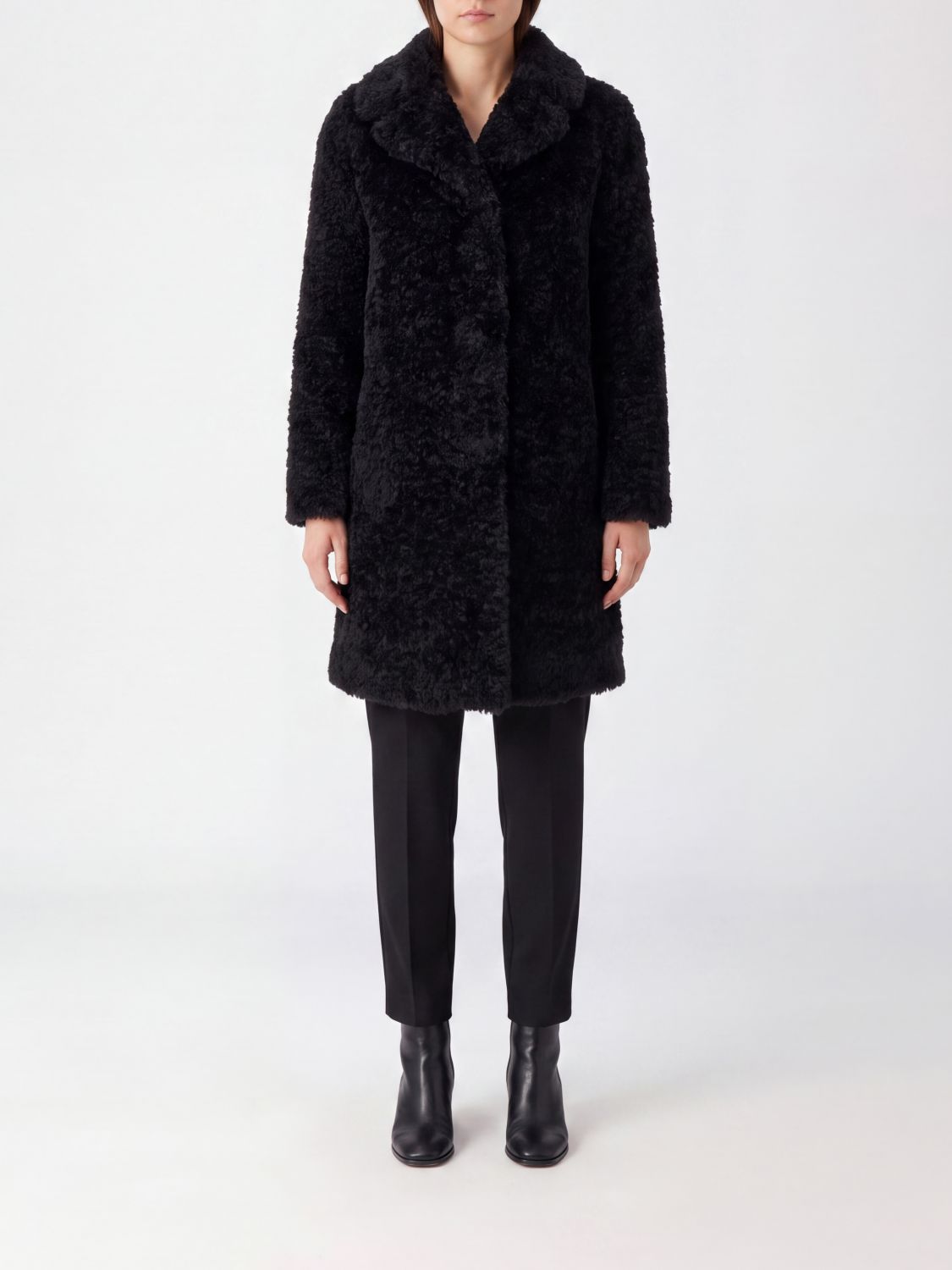 HERNO Coat Woman color Black