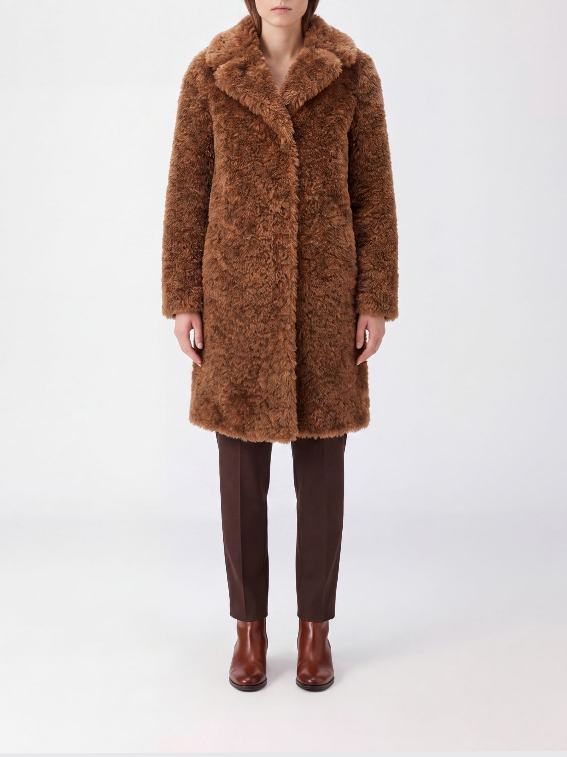 HERNO Coat Woman color Brown