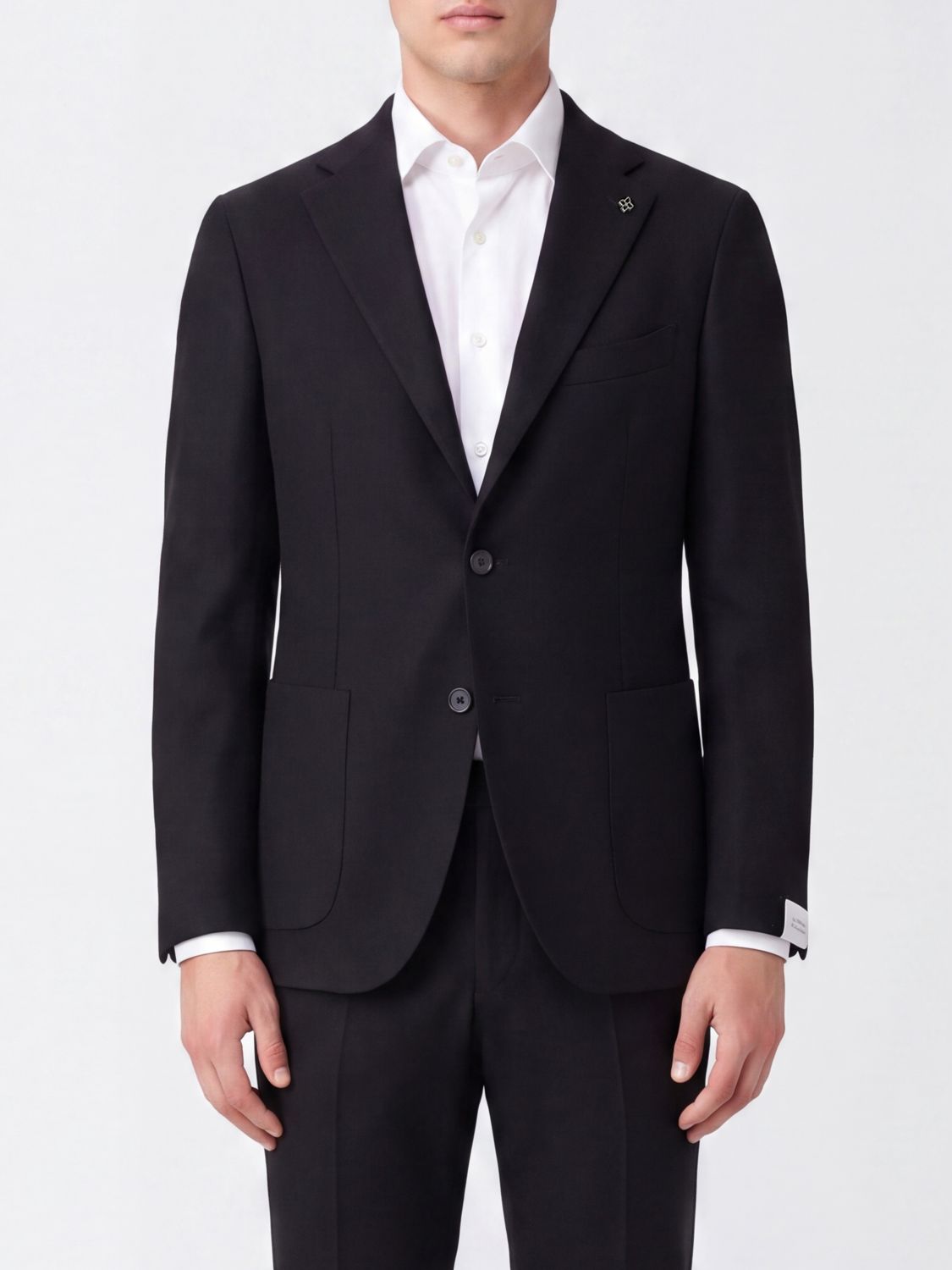 TAGLIATORE Einreihiger Woll-Kaschmir-Blazer mit Spitzrevers