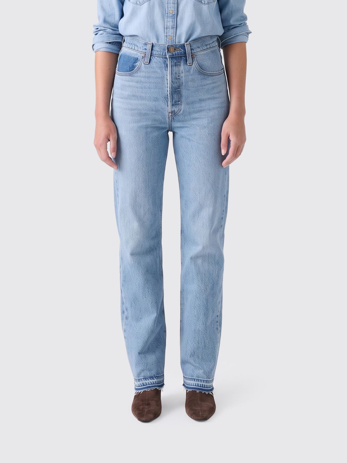LEVI'S Jeans Damen Farbe Himmelblau