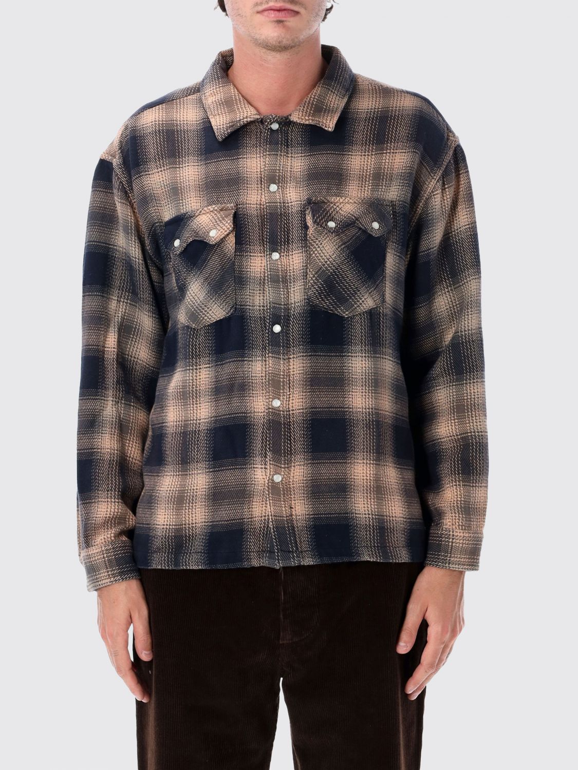 LEVI'S Camicia a quadri in cotone con tasche a patta sul petto