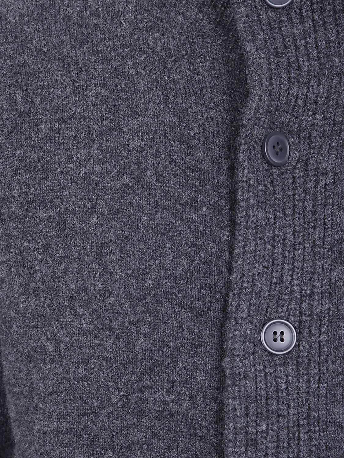 BARBOUR 하이넥 순면 울 가디건 바버 버튼 클로저