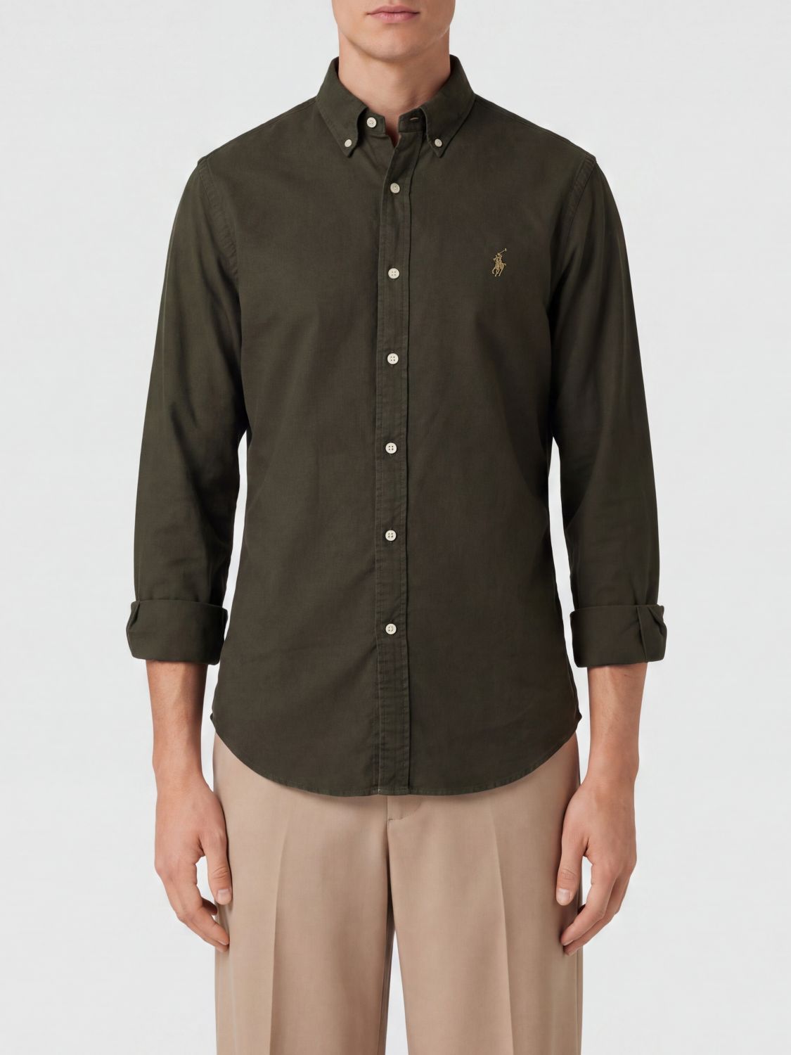 POLO RALPH LAUREN Sweater Men color Green