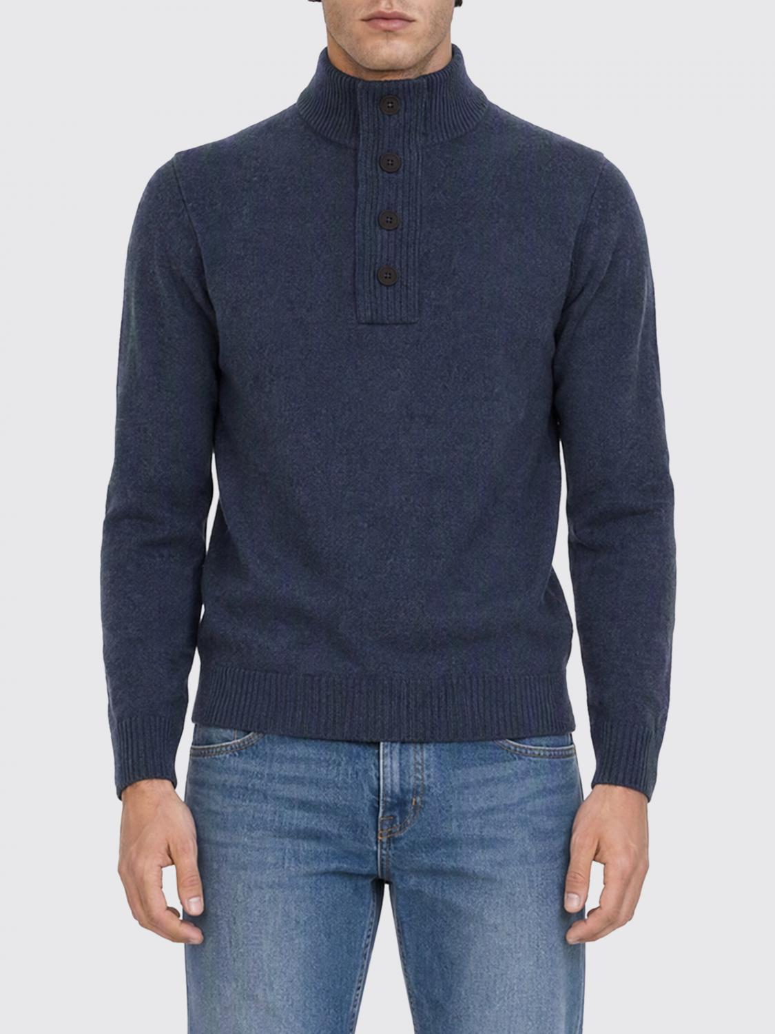 Barbour Sweater Men color Indigo