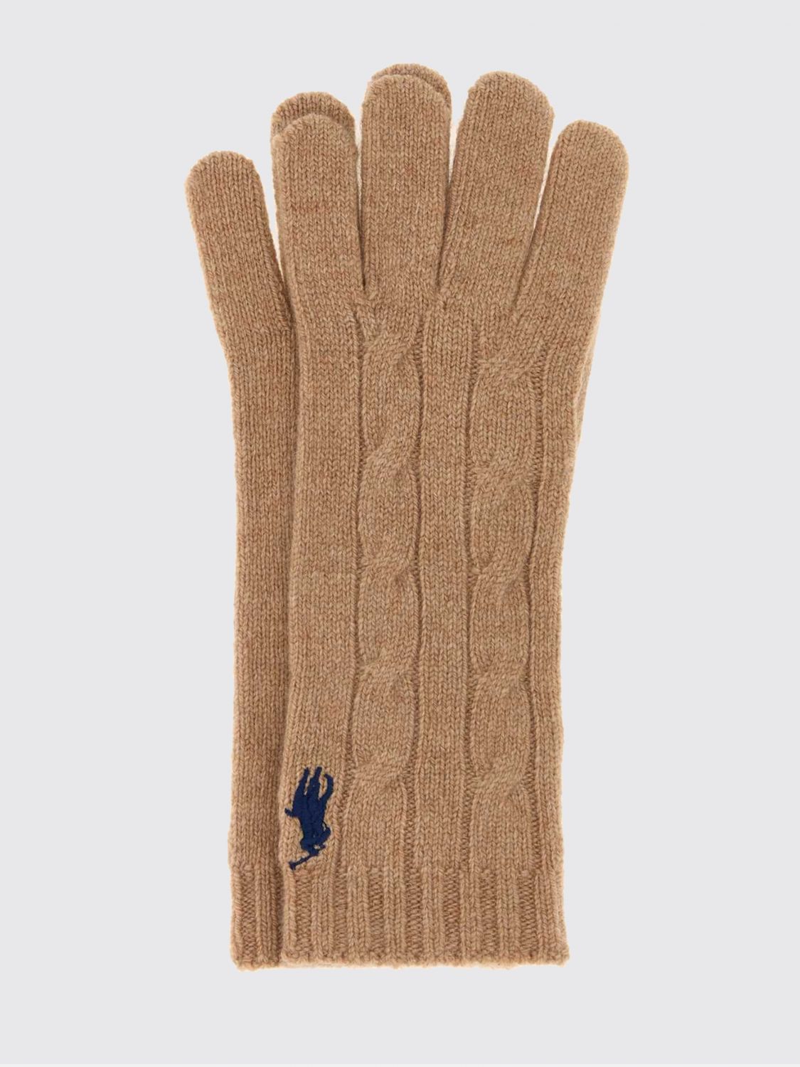 POLO RALPH LAUREN Gloves Woman color Camel