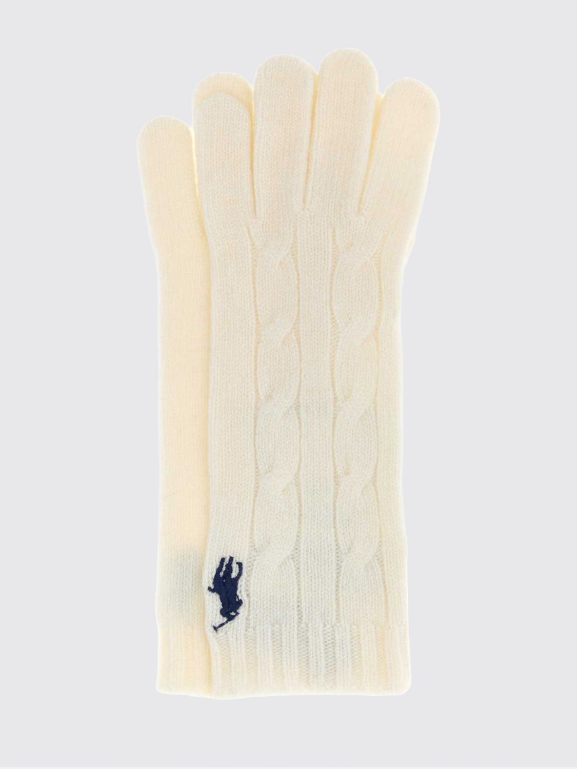 POLO RALPH LAUREN Gloves Woman color Cream