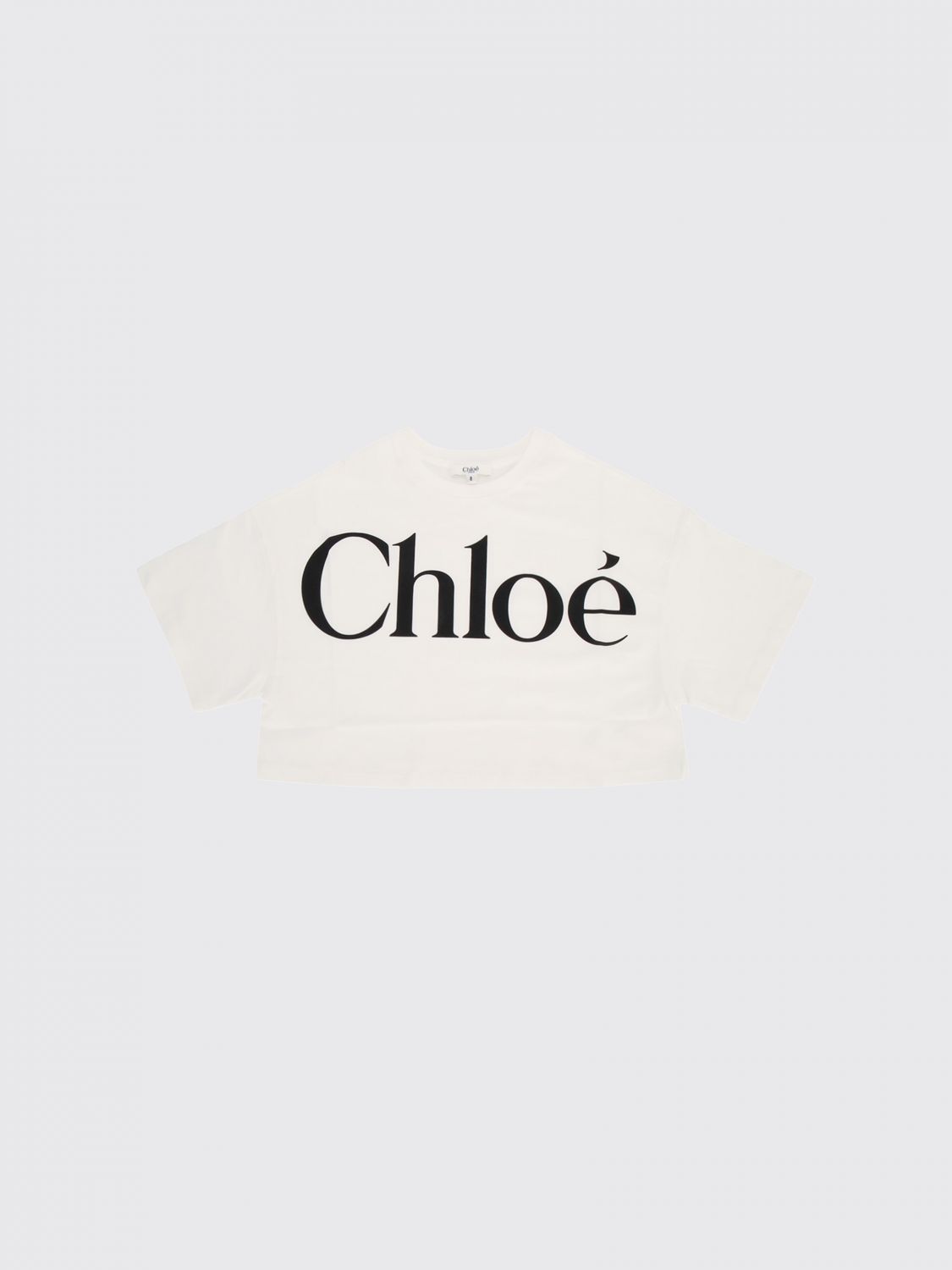 CHLOÉ T-shirt in cotone con logo