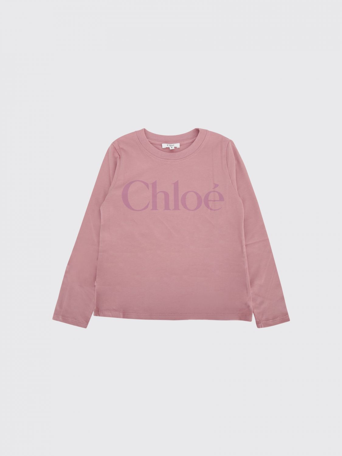 CHLOÉ T-shirt in cotone con logo