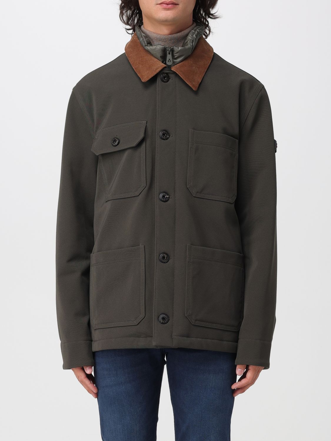 Peuterey Bergher Cotton Drill Windbreaker Jacket with PrimaLoft Padding