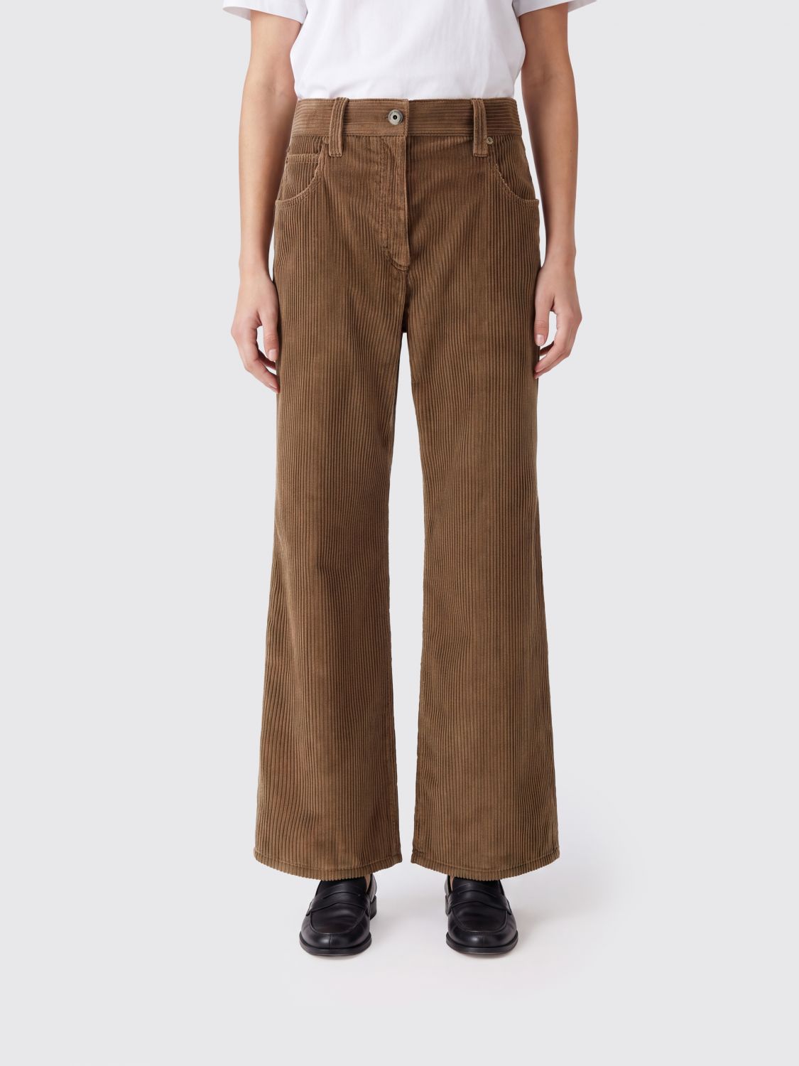 BRUNELLO CUCINELLI Pants Woman color Brown