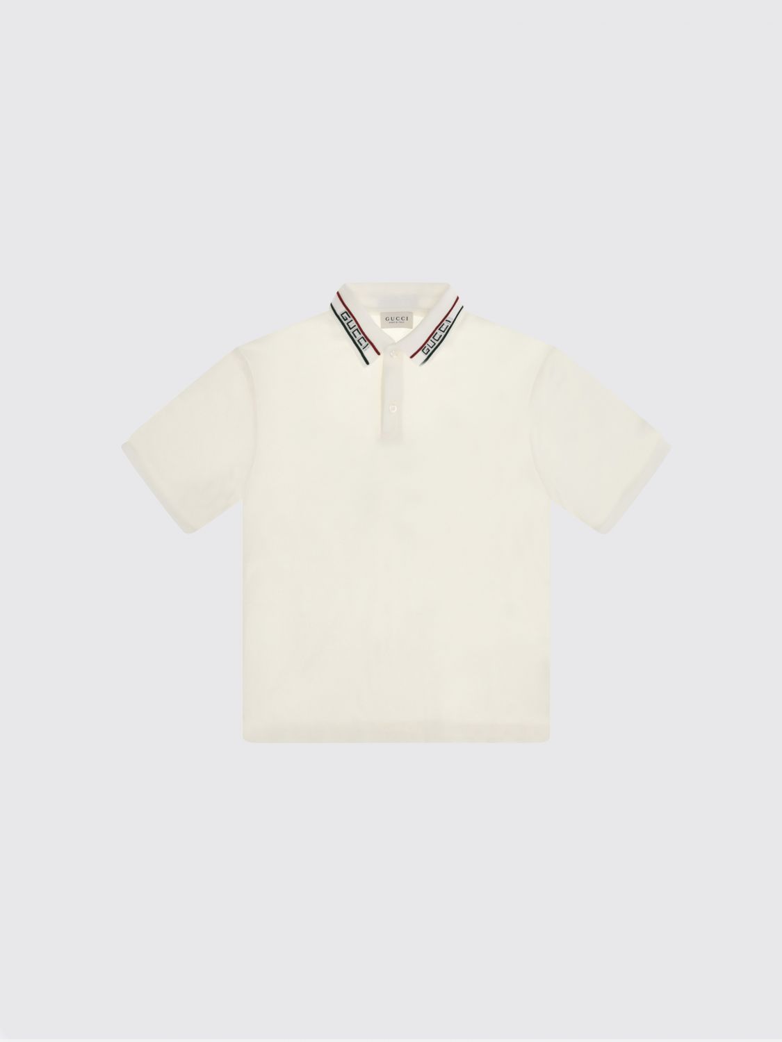 GUCCI Polo in cotone con logo